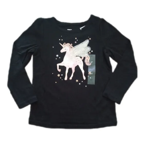 Franela Para Niñas Manga Larga Talla 4 Marca Epic Threads