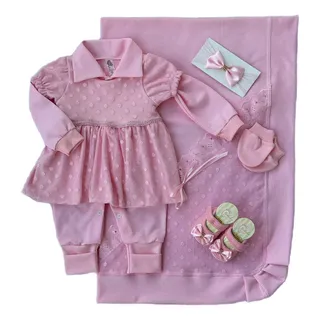 Kit Saida Maternidade Menina Rosa BebĂȘ De Bola Kit Completo Kit Saida Maternidade Menina Rosa BebĂȘ De Bola Kit Completo