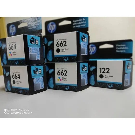 Tintas Hp 667 664 60 662 122 21 74 75 61 670