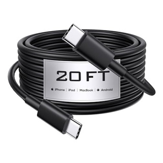 Cabo Usb C Para Usb C De 6 Metros, 60w, Cabo De Carregamento Cabo Usb C Para Usb C De 6 Metros, 60w, Cabo De Carregamento