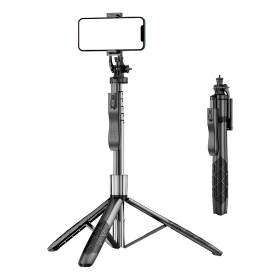 Tripode Celular Palo Selfie Estabilizador 1,70 Cm Palo Selfie Kit Estabilizador Monopod + Control Bluetooth Tripode Plegable Palo Y Tripode Para Telefono Bastón Tripode Portatil