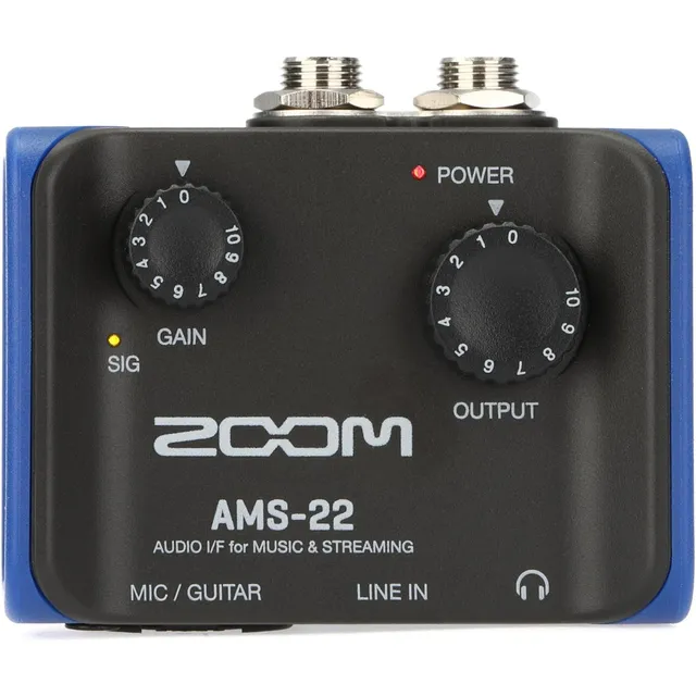 Interfaz De Audio Zoom Ams-22 Musica Streaming 2x2