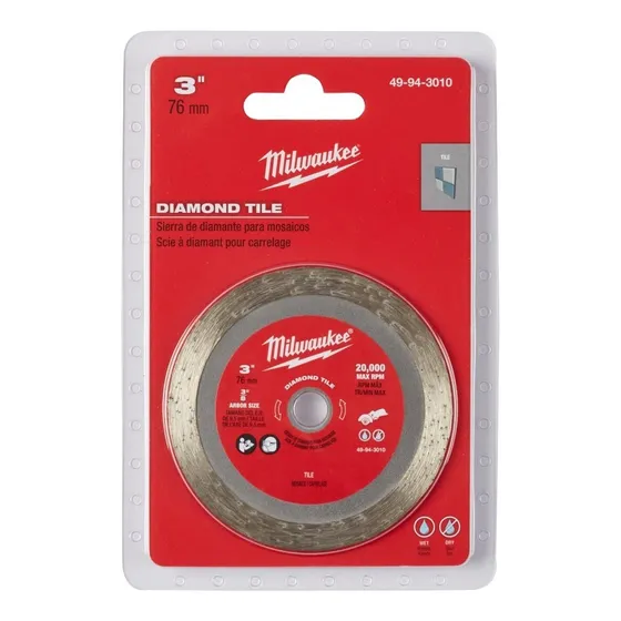 Disco Diamante Azulejo 3 Pulgadas 49943010 Milwaukee
