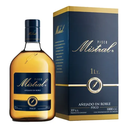 Pisco Mistral Chileno 35° 1L