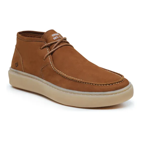Bota  Cano Baixo Masculina Com Cadarço