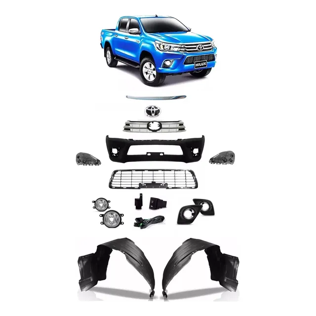 Parachoque Dianteiro Hilux 2016 2017 2018 Á 2020 Completo