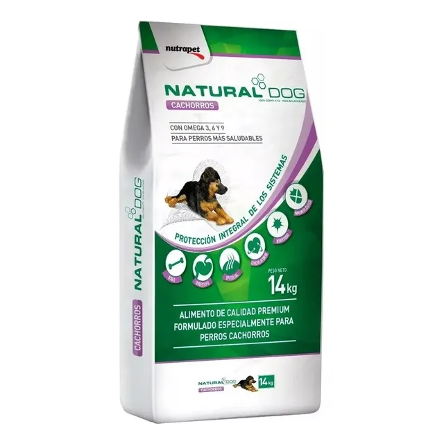 Natural Dog Cachorro 14kg+ 1 Paté O Smoochie +envios