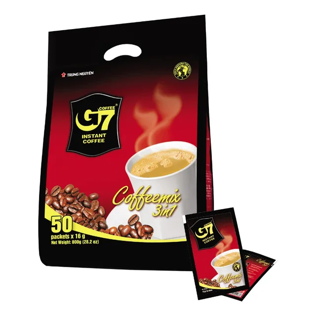 Café Con Crema Sin Lactosa 3en1 G7 Coffee - Trung Nguyen