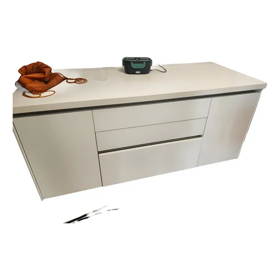 Gabinete De Cozinha Com Tampo E Gaveteiro Branco