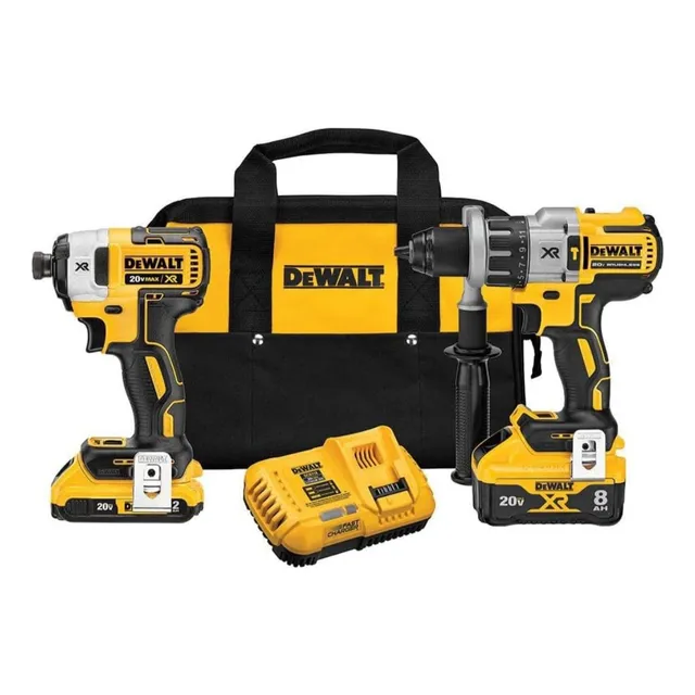 Taladros Dewalt Comb Martillo Impacto Max Xr 20v Sin Escobil