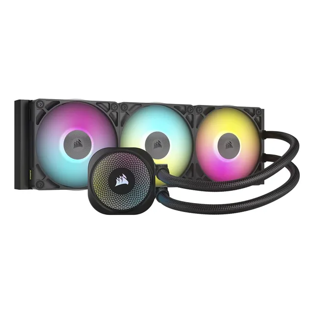Water Cooling Corsair Nautilus Cpu Cooler 360mm Rs Argb Black