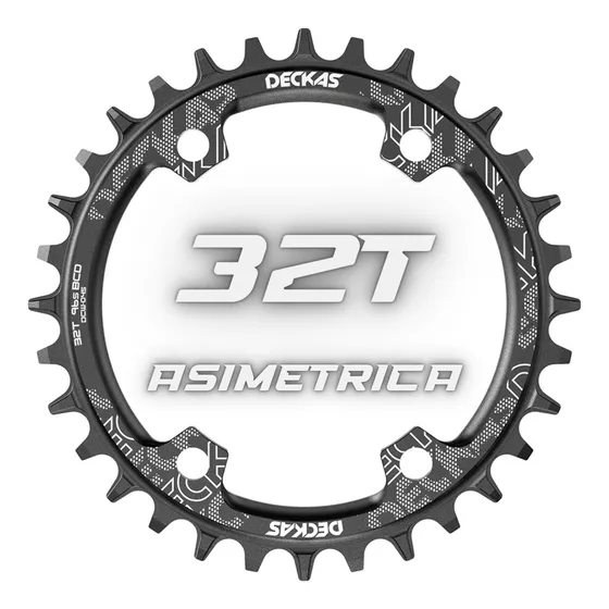 Corona Narrow Monoplato 32t 34t 36t 96bcd Shimano Asimetrica