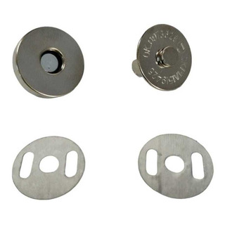 Broche Magnético Plata Boton Con Imán 14mm 50pz. Broche Magnético Plata Boton Con Imán 14mm 50pz.