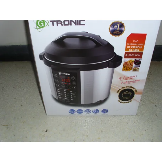 Olla De Presión Eléctrica Multifuncional 6 Lit G-tronic