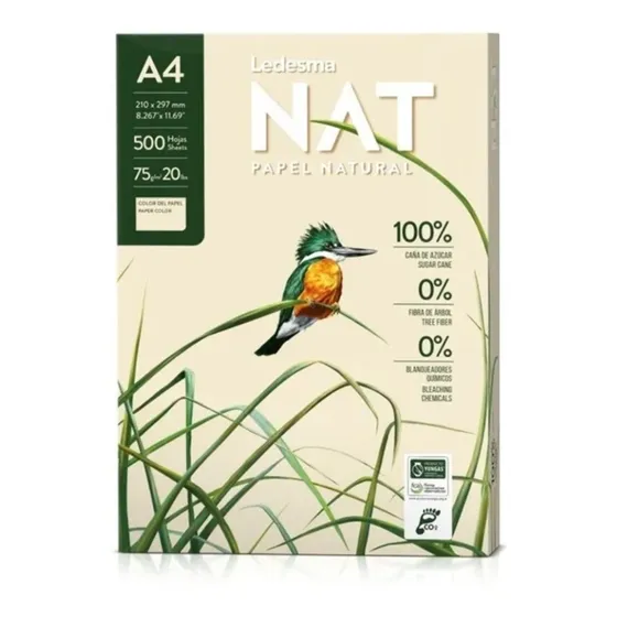 Papel Ledesma Ecológico A4 75g X500