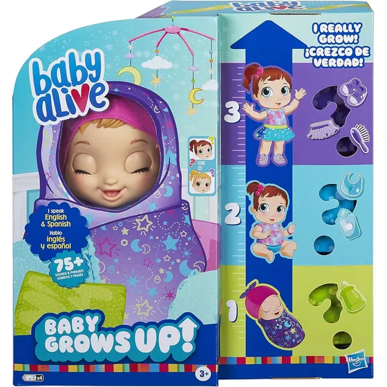 Baby Alive Bebe Crece Feliz +75 Sonidos, Crece De Verdad