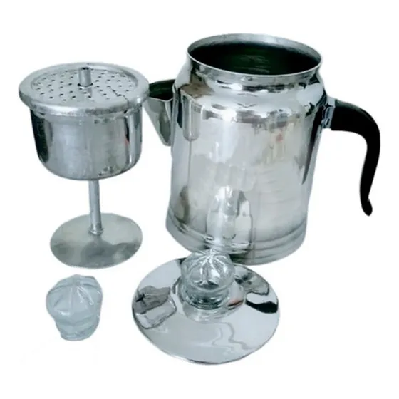 Cafetera Americana Con Filtro Aluminio Antigua + Repuestos-
