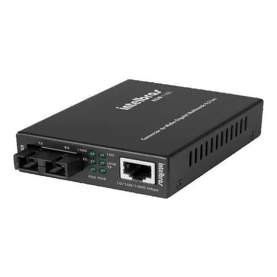 Conversor De Midia Gigabit Ethernet Kgs 1120 - Alcance 20 Km