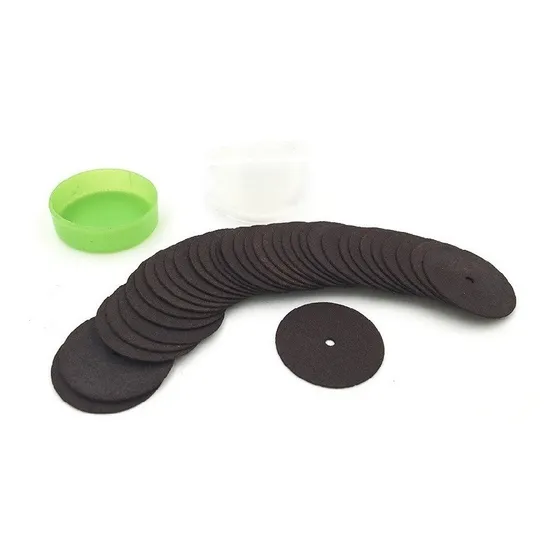 20 Discos Corte Resina 24mm + 1 Vástago Para Dremel