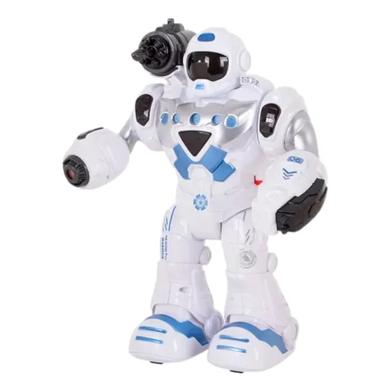 Juguete Robot Con Luz Y Sonido Movimiento 24 Cm Juguete