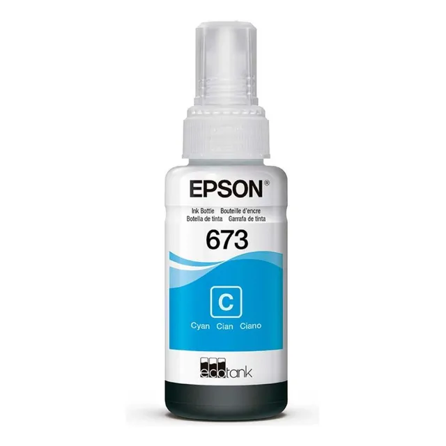 Epson Botella De Tinta Color Cyan, Código T673220