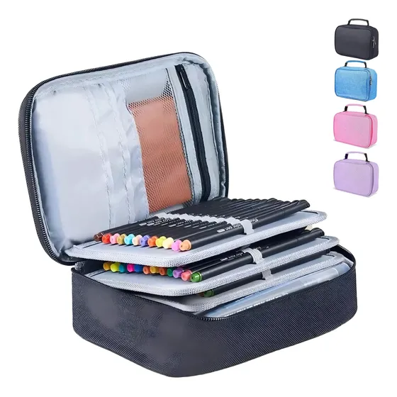 Estuche Para Lapices 72 Ranuras Lapiceras Organizadoras
