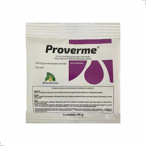 Proverme Remédio Vermífugo Proverme 28g