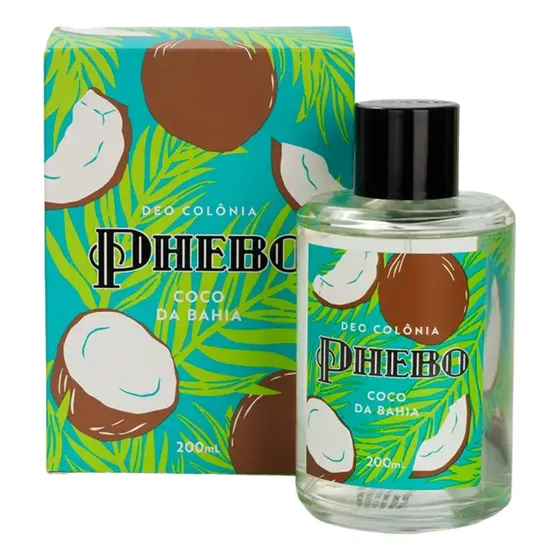 Deo Colônia Phebo Coco Da Bahia 200ml Linha Origens Perfume