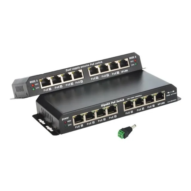 Switch Poe Gigabit 8 Ptos Ubnt Mikrotik Sin Fuente P/ Rack
