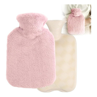 2 Litros Bolsa Agua Caliente Reutilizable Con Tapa Blanda 2 Litros Bolsa Agua Caliente Reutilizable Con Tapa Blanda