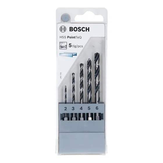 Mechas Bosch Acero Rapido Kit X5 Unidades Encastre Hex 2-6mm