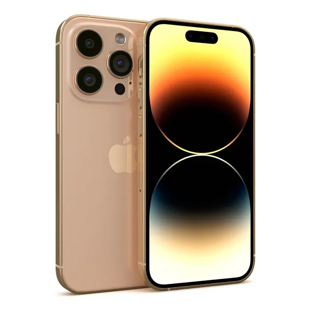 Apple Iphone 14 Pro Max 256 Gb Dorado Estática De 9 Batería De 80-90% Grado A Esm Celular Reacondicionado Oro (Reacondicionado)