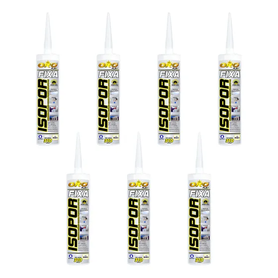 Produto Cola Gruda Isopor Em Madeira Pvc Forro Telhas 7unid