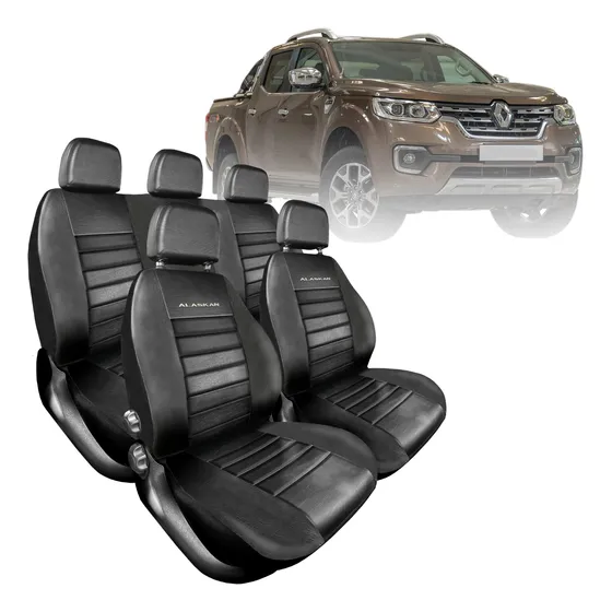 Funda Cubre Asiento Cuero Acolchado Renault Alaskan