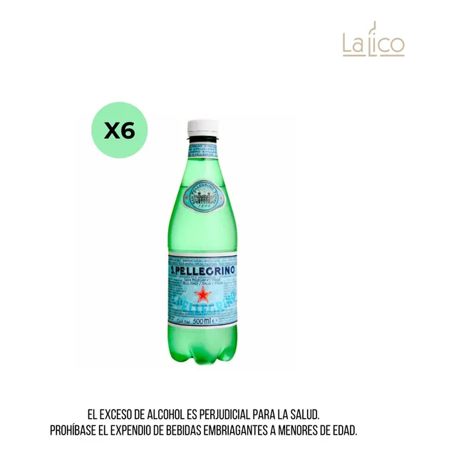Agua San Pellegrino 500ml - mL a $17