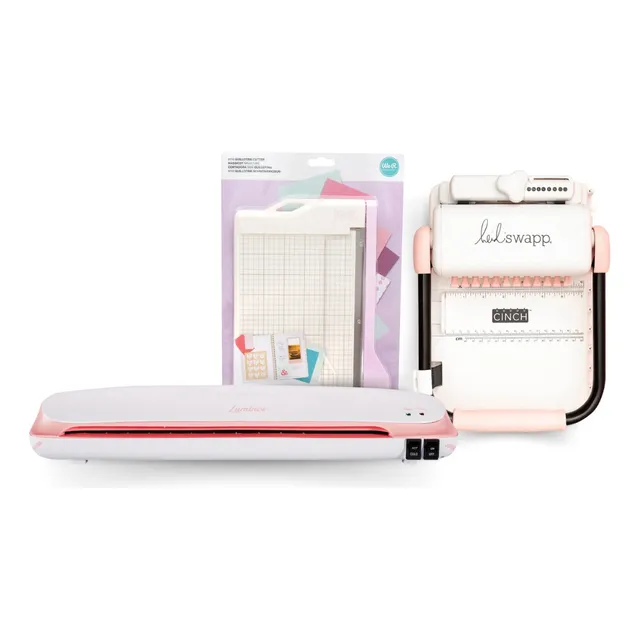 Laminadora Enmicadora A3 - Anilladora Rosa - Mini Guillotina