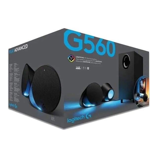 Parlantes Logitech Lightsync G560