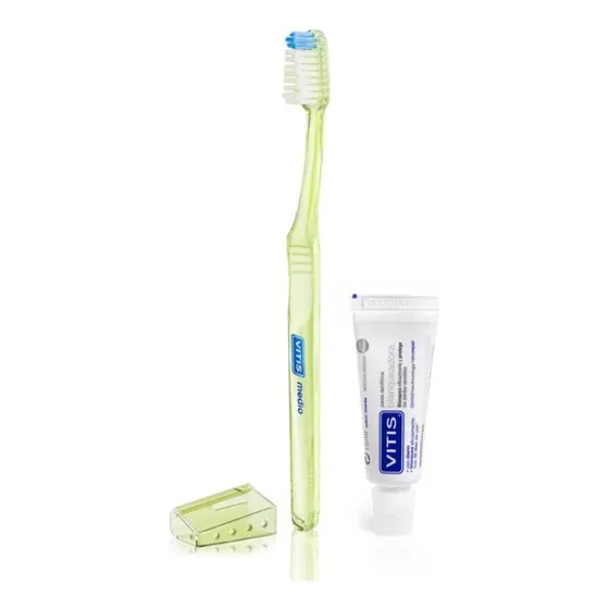 Cepillo Vitis Access Cabezal Pequeño Medio +mini Pasta 15ml Color