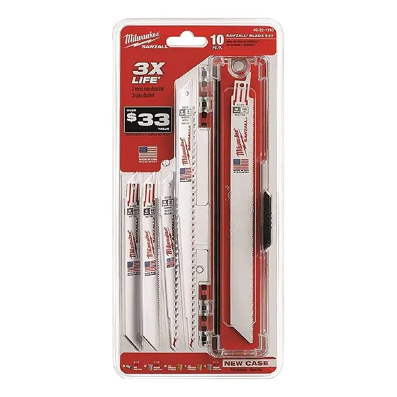 Juego De 20 Seguetas Sierra Sable Kit Milwaukee Dewalt