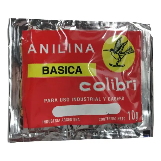 Anilina Colibri Basica  Apta Varios Materiales  X 1 Un 10 Gr
