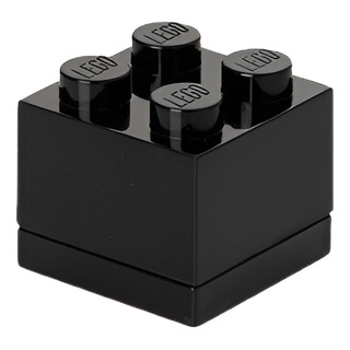 Lego Storage Mini Box 4 Bloque 4,6 X 4,6 Cm Black Lego Storage Mini Box 4 Bloque 4,6 X 4,6 Cm Black