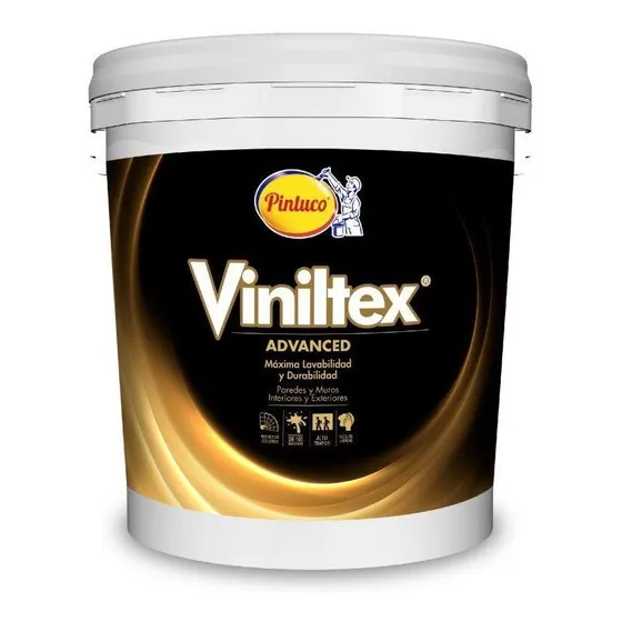 Vinilo Tipo 1 Superlavable Viniltex Blanco Puro 2,5 Glns