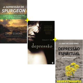 Kit A Depressão De Spurgeon + Depressão Espiritual E Mais Kit A Depressão De Spurgeon + Depressão Espiritual E Mais