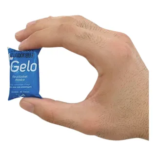 Gelo Cibragel Artificial FlexĂvel +gelo 15g Kit Com 100 Unidades Gelo Cibragel Artificial FlexĂvel +gelo 15g Kit Com 100 Unidades