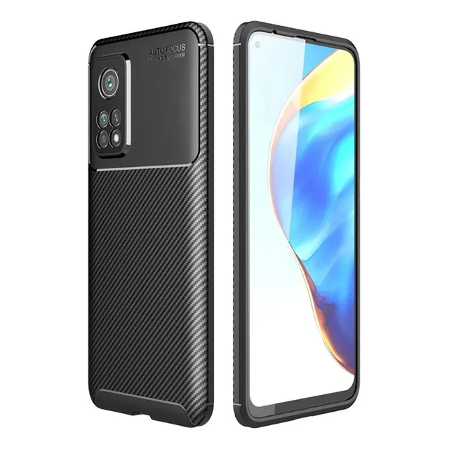 Capa Capinha Fibra Carbono P/ Xiaomi Mi 10t / Mi10t Pro