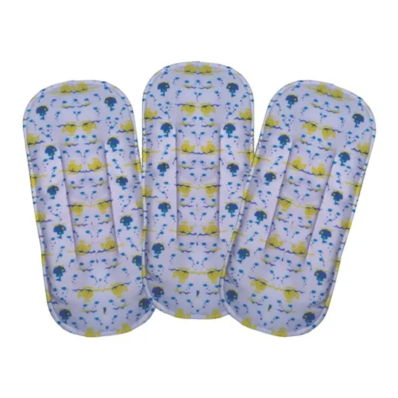 3 Insertos Absorbente De Bambú 7 Capas Para Pañales De Tela