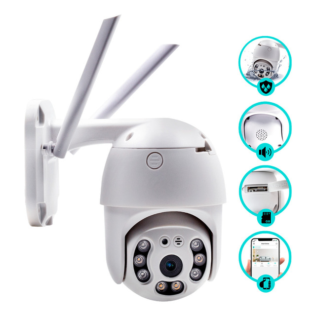 Speed Dome Câmera Haiz Ip Wifi Externa Icsee Ptz Full Hd 5mp Speed Dome Câmera Haiz Ip Wifi Externa Icsee Ptz Full Hd 5mp