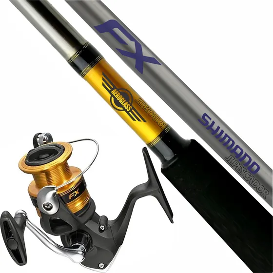 Equipo Pesca Spinning Rio Represa Quebrada Con Carrete 4000