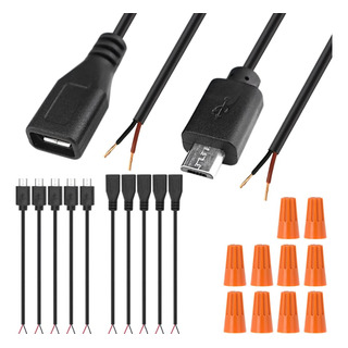 Cable Micro Usb Macho Hembra X2 - Conector Usb 2.0 - 4m Cable Micro Usb Macho Hembra X2 - Conector Usb 2.0 - 4m