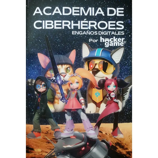 Academia De Ciberhéroes. Engaños Digitales Por Hacker Game.